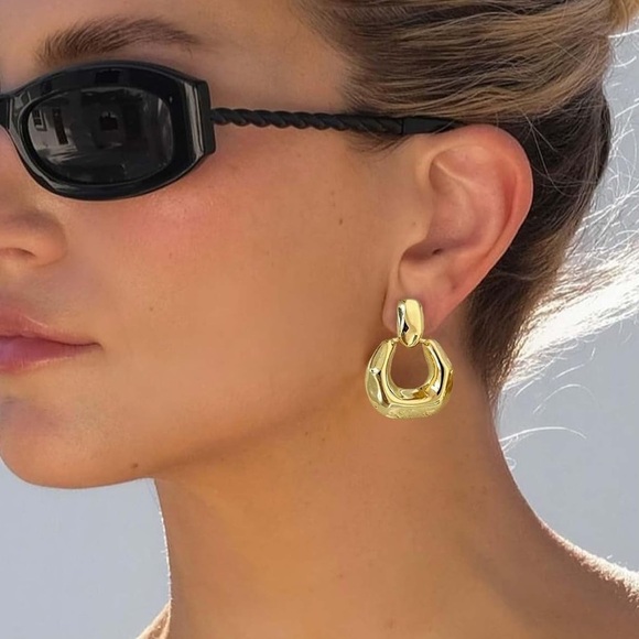 Anthropologie Jewelry - New! Anthropologie Elixir Gold Stud Earrings (2010) NWOT